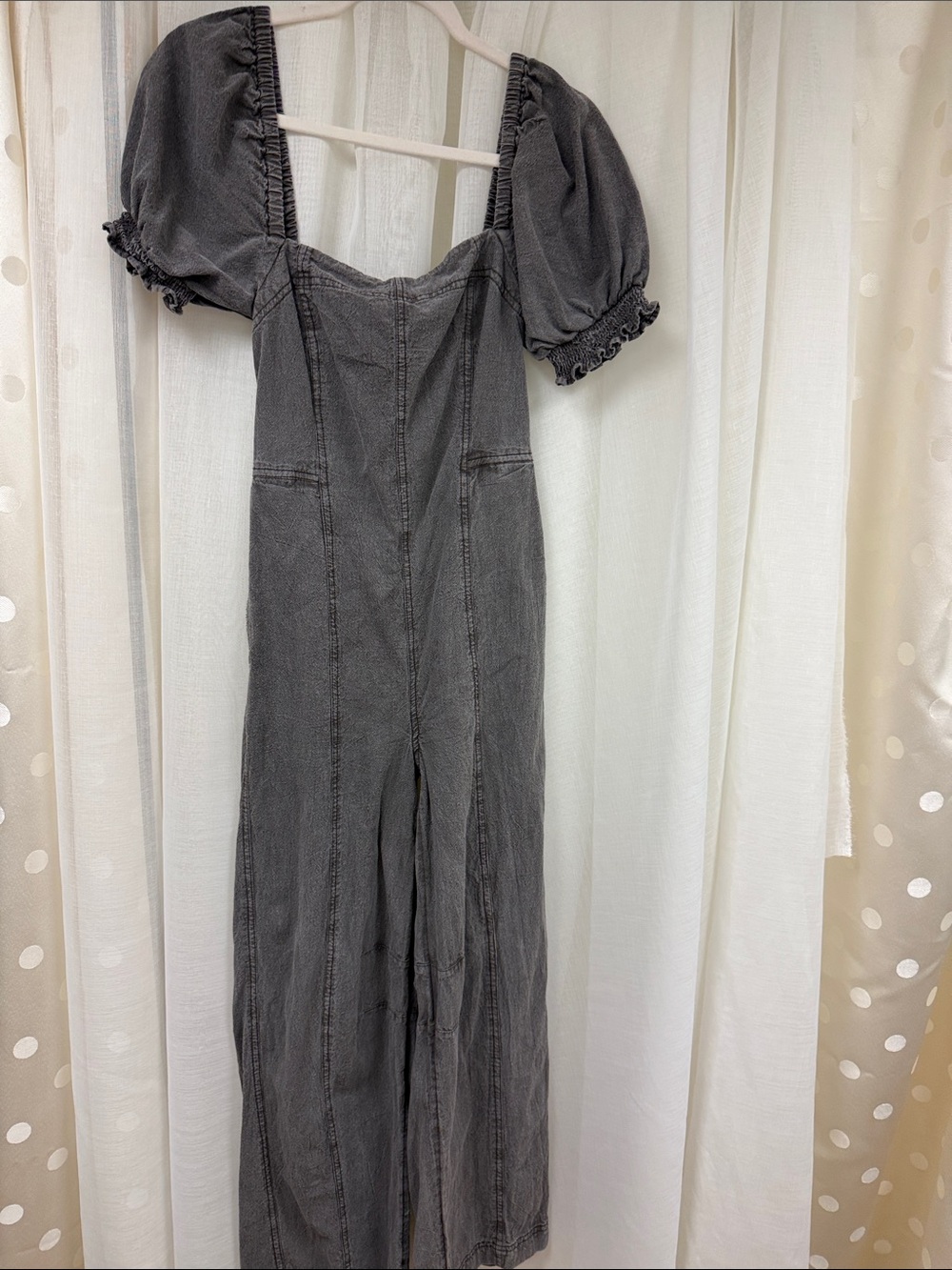 Free people Grey barrel jumper